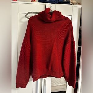 Thick turtleneck sweater